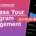 Graphic showing the impact of increased Instagram engagement with account metrics and the Who Unfollowed Me app logo.