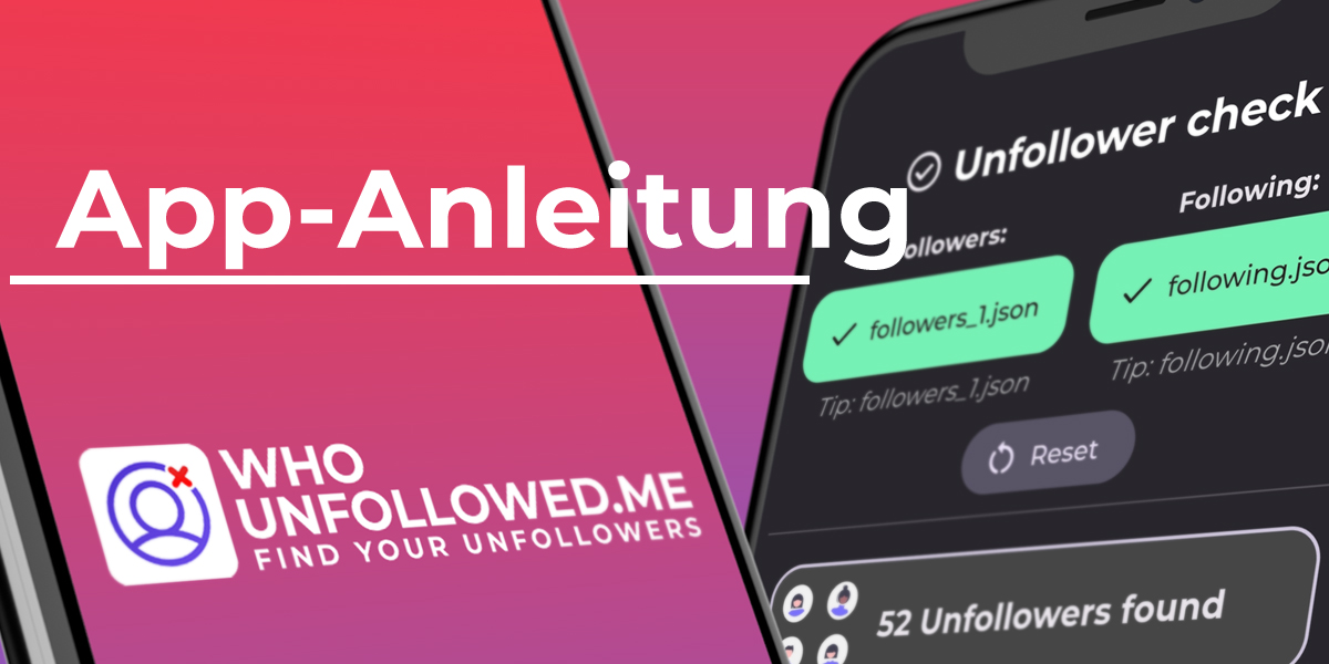 Anweisungen für unsere “Who-Unfollowed.me” App